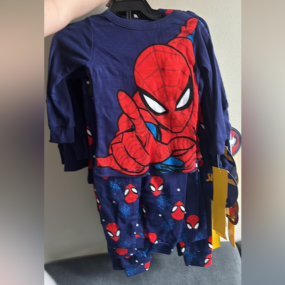 Spider-Man Kids Pajama Set - Blue and Red